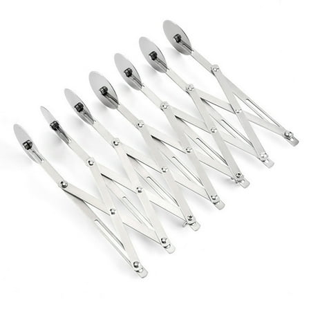 

7 Wheels Pizza Cutter Stainless Steel Slicer Expandable Pie Crust Roller E