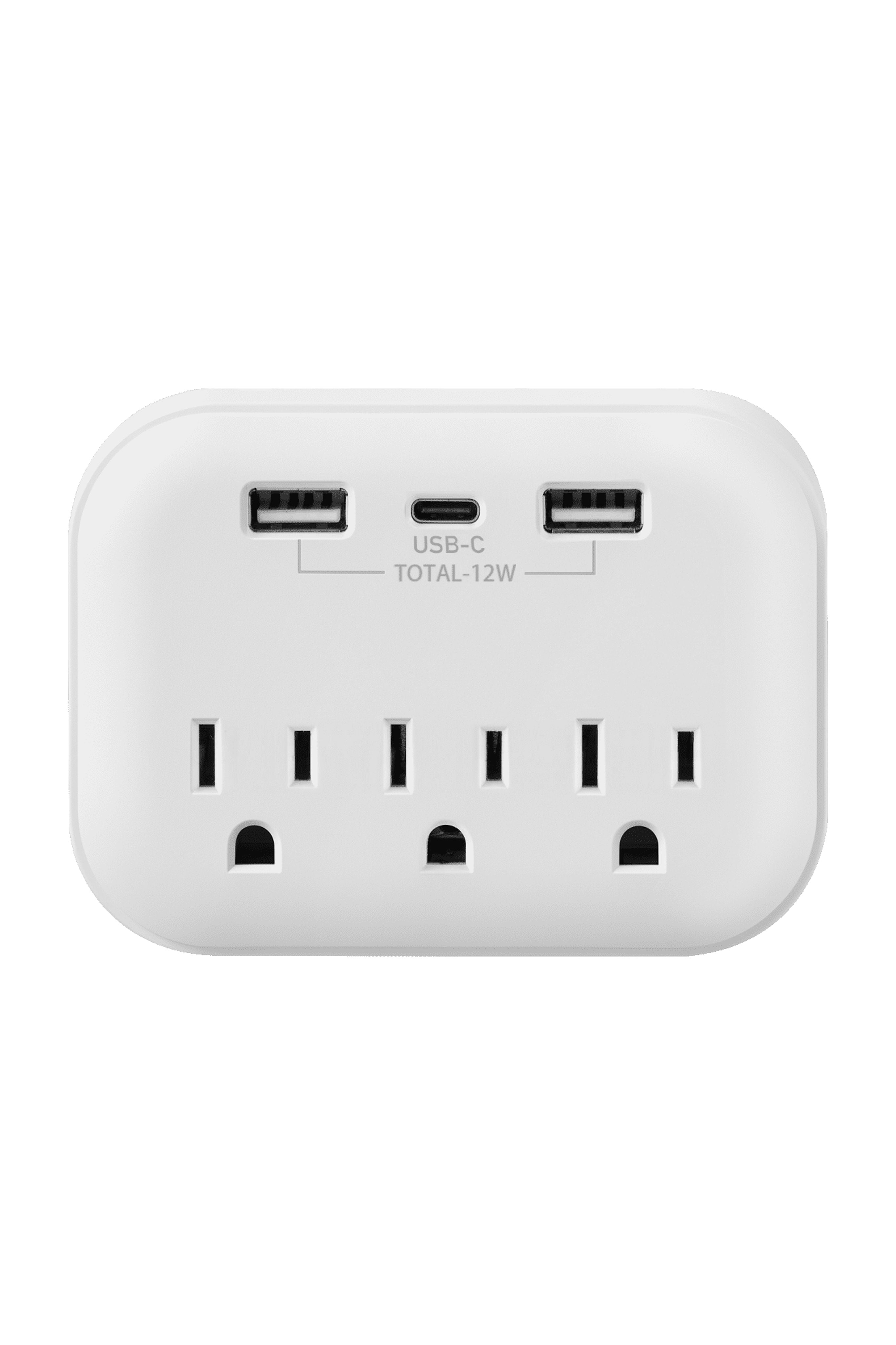 Hyper Tough 3-Outlet Surge Protector with 3 USB Ports