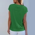 thumbnail image 7 of Kaemgyyd Summer Tops for Women Lightweight Crew Neck Loose Fit Casual Tee Fashion Cap Sleeve Basic Shirts for Workout Gym Yoga, 7 of 7