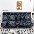 thumbnail image 1 of pitrice Housse de Sofa Extensible Ajustée en Polyester Spandex Lavable Housse Sans Accoudoirs Housse Extensible Housse de Sofa Futon Sans Accoudoirs A, 1 of 9