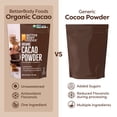 thumbnail image 3 of BetterBody Foods Organic Cacao Powder, Gluten-Free, 16 oz, 3 of 11