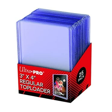 Ultra Pro 35pt 3X4 Clear Regular Toploader 25ct Trading Cards NBA NFL TCG CCG