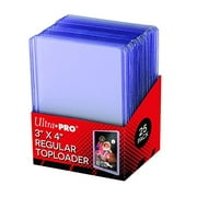 Ultra Pro 35pt 3X4 Clear Regular Toploader 25ct Trading Cards NBA NFL TCG CCG