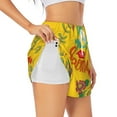 thumbnail image 2 of Disketp Bless This Home Print Women's Shorts Workout Shorts for Athletic Gym Running Shorts with Phone Pockets Small, 2 of 8