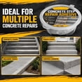 thumbnail image 5 of olkpmnmk Concrete Repair Patch, Heavy-Duty Concrete Repair Paste, Weatherproof Cement Crack Filler Adhesive, Durable Repair Compound for Damaged Concrete Steps, Floors, Walkways & Masonry Surfaces, 5 of 9