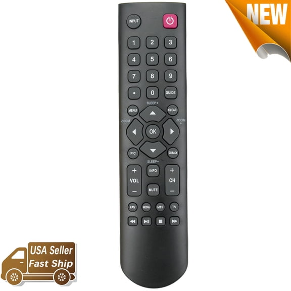 RC3000N02 Remote Control for TCL TV 48FS4610 39S3600 55FS4610 32D2700 40FD2700