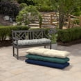 thumbnail image 6 of ARDEN Outdoor Plush Classic Tufted Bench Cushion, 48 x 18, Rain-Proof, Fade Resistant, Tufted Bench Cushion for Bench and Swing Neutral Aurora Damask, 6 of 6