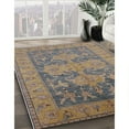 thumbnail image 3 of Ahgly Company Machine Washable Indoor Rectangle Industrial Modern Puce Purple Area Rugs, 2' x 3', 3 of 7