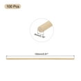 thumbnail image 2 of 100Pcs Round Wood Sticks 1/7x6" Dowel Rod Unfinished Hardwood Stick Craft for DIY Crafts, 2 of 6