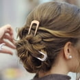 thumbnail image 5 of [Paquete de 4] Horquillas para el pelo en forma de U de Benefree, accesorios para el pelo de novia, horquillas para el pelo, pasador para el pelo estilo vintage, moño para peinado para mujeres y, 5 of 5