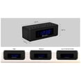thumbnail image 2 of Emerson CKS2023AM/FM Radio despertador dual con pantalla LED azul de 0,6", atenuador de 4 niveles y despertador con radio/zumbador, negro, 2 of 5
