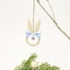 thumbnail image 3 of Conejo de madera de Pascua con pajarita, decoración de campana, colgante de conejo, decoración de fiesta, manualidad para regalo, 3 of 6