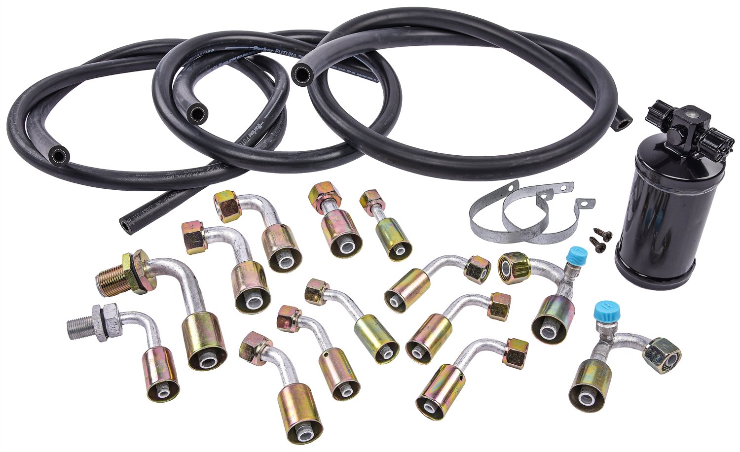 JEGS 130252 Air Conditioning Hose Kit with Dryer [Beadlock] Walmart
