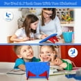 thumbnail image 5 of Dteck iPad 6th Generation Case for Kids,iPad 5th Generation Case,iPad Pro 9.7 Inch Case,iPad Air 2 Case,Heavy Duty Shockproof iPad 9.7-Inch Case with Kickstand Screen Protector 2018/2017,Blue + Red, 5 of 7