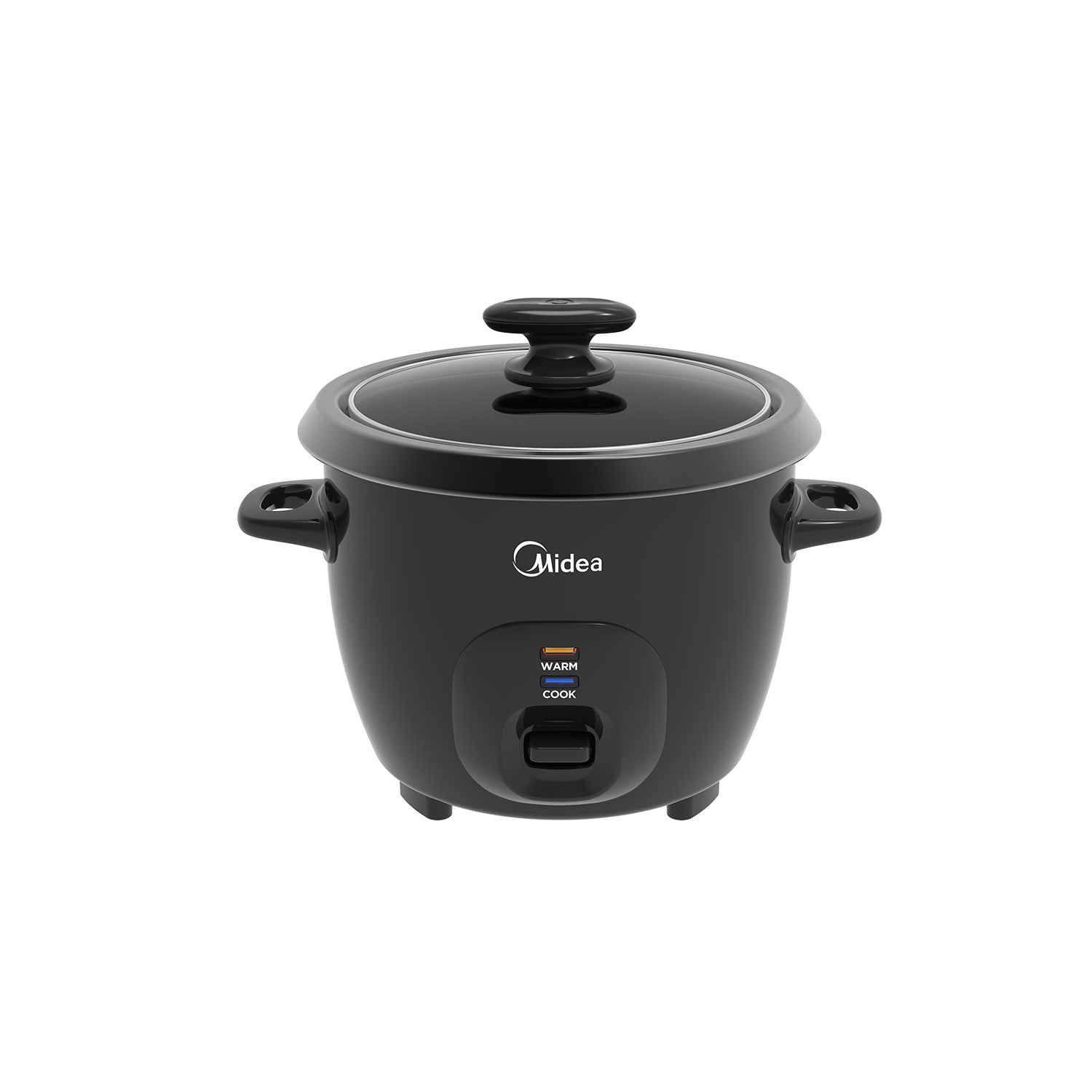 Midea MRC173B 3Cup Rice Cooker, Black