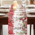 thumbnail image 3 of Table Runners 72 Inches Long Dress Scarves, Valentine's Day Farmhouse Kitchen Table Runner, Coffee Tablerunners, Spring Love Roses Floral Botanical Watercolor 14x72 Inch, 3 of 9