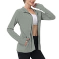 thumbnail image 2 of Neewe Cardigan Athlétique Léger pour Femmes, Protection Solaire, Fermeture Éclair Intégrale, Manches Longues, Coupe Ample, Chandails Décontractés, Randonnée Plein Air, 2 of 7