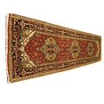 thumbnail image 6 of EORC Rust Hand Knotted Wool Traditional Serapi Rug, 2'6 x 12', 6 of 7