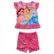 Toddler Girl Princess 2-Piece Pajamas Set
