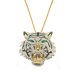 thumbnail image 4 of Broche de tigre con diamantes de imitación, ramillete para ropa, collar decorativo, estilo colgante, 4 of 5