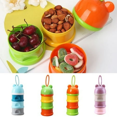 3 Layers Baby Milk Powder Dispenser Container Storage Formula Feeding Box