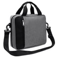 thumbnail image 1 of keepw Storage Carrying Bag Portable Canvas Office Travel Book Case Detachable Shoulder Strap Document Protection Zipper Pouch, 1 of 7