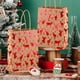 thumbnail image 4 of Christmas Snowflake Tote Bag Christmas Tree Accompanying Gift Bags Holiday Party Kraft Flat Bottom Packaging Bags Gift Bags, 4 of 6