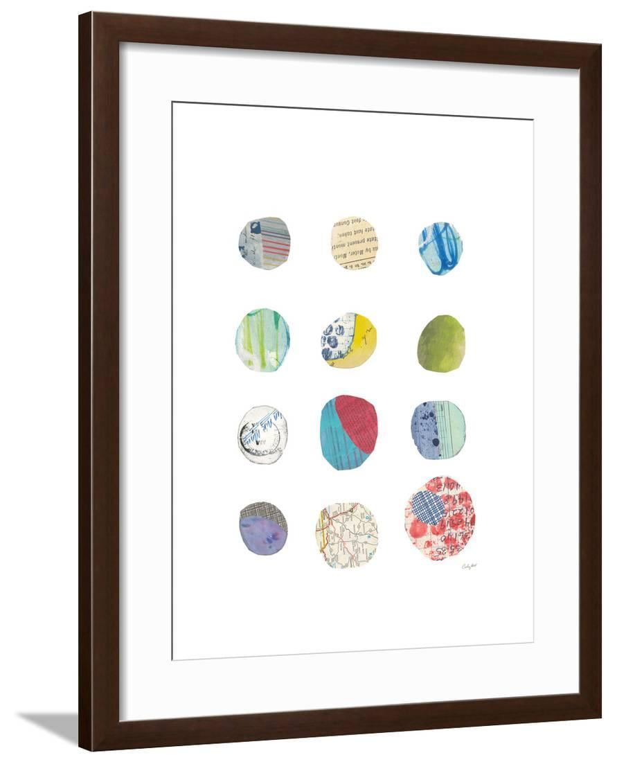 Geometric Collage I Canvas Artwork 20 x 24 Global Gallery Courtney Prahl
