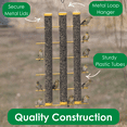 thumbnail image 3 of Songbird Essentials Bird Feeder Bird Seed Thistle Finch Feeder 3 Tube Yellow, 3 of 7