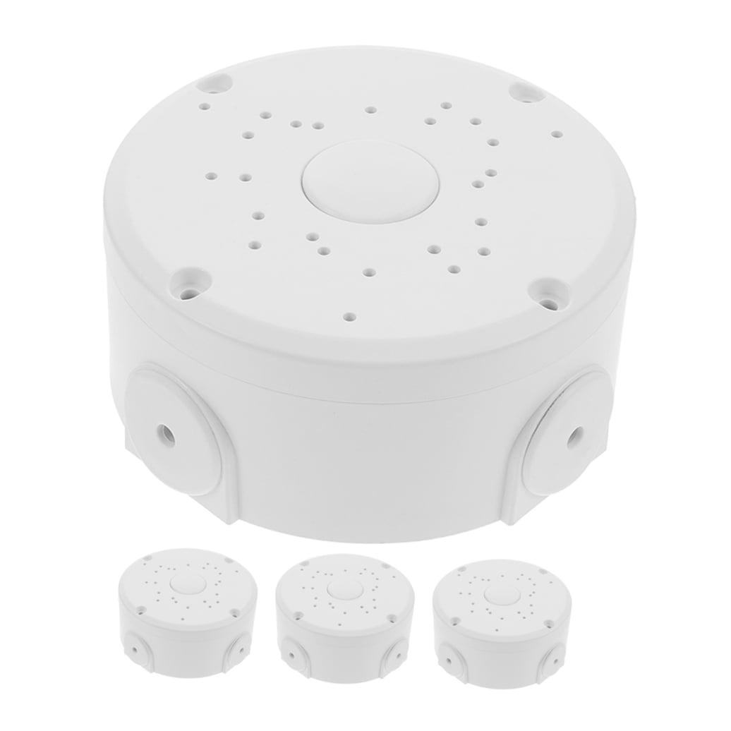LOLIPPYY 4-Pack Universal Outdoor Junction Box White Electrical Cable Organizer for Wire