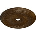 thumbnail image 3 of 35 1/8"OD x 4 7/8"ID x 2 1/2"P Viceroy Ceiling Medallion (Fits Canopies up to 4 7/8"), Hand-Painted Root Beer Crackle, 3 of 6
