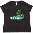 thumbnail image 3 of Inktastic St Lucia Vacation Cruise Trip Women's Plus Size T-Shirt, 3 of 5