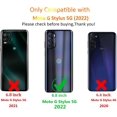 thumbnail image 2 of Compatible pour Moto G Stylet 5G 2022 Étui Portefeuille,[Slots Porte-Cartes][Kickstand][Sangle de Poignet] TPU Intérieur Protection PU, 2 of 5