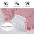 thumbnail image 5 of Xmarks 5 Packs Women's Cotton High Leg Brief Underwear, Floral Pattern Lace Bikini Panties, 5 of 8