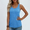 thumbnail image 3 of Hilenly Women's Workout Tops Athletic Mesh Racerback Tank Tops Sleeveless Loose Fit Yoga Running Gym Shirts, 3 of 9