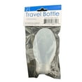 thumbnail image 2 of 2oz Travel Bottle, Screw-tight lid with a snap-close top to prevent leaks - Perfect for carrying shampoos, conditioners, lotions, and more, TSA-approved, Ideal for travel and road trips, White, 2 of 2