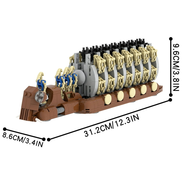 Star Wars Battle Droids Transport Troop Carrier MOC Building Block