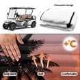 thumbnail image 6 of Pzuqiu Golf Cart Seat Cover, Compatible with Sports, Suitable for Club Car Universal, Tropical Sunset Pattern, 6 of 9