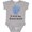 AC-Heather Grey, variant on I Love My Great Uncle Elephant Blue Boys Baby Bodysuit