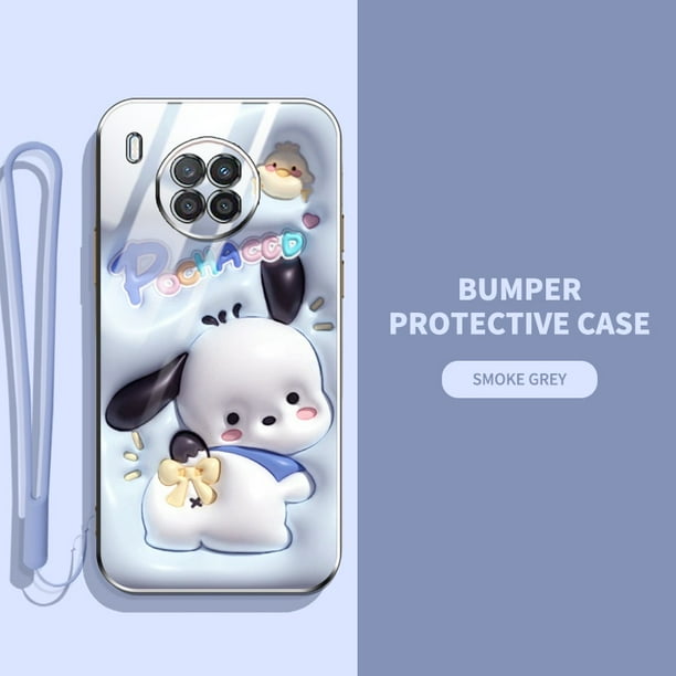 Huawei Nova 8i Y9A Funda Lindo Cachorro 3D Visión Completa Protección De La Lente Recta Borde Magnífico Para Teléfono