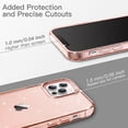 thumbnail image 7 of JETech Glitter Case for iPhone 12 Pro Max, 6.7-Inch, Bling Sparkle Shockproof Phone Bumper Cover, Cute Sparkly for Women and Girls (Rose Gold), 7 of 7