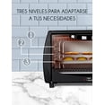 thumbnail image 3 of RED VELVET Horno Tostador Eléctrico de 9 Litros - Calentamiento Rápido hasta 230°C, Compacto y Eficiente para Cocinar y Tostar en Casa, 3 of 6