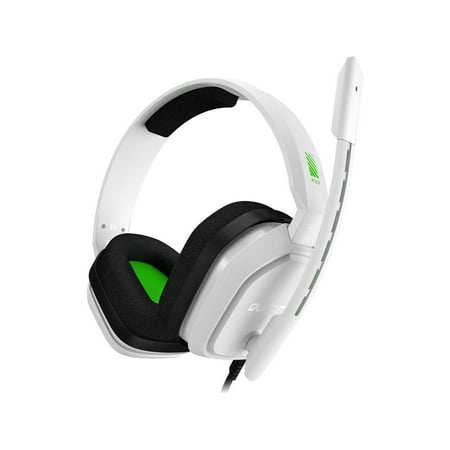 Astro A10 Gaming Headset - Stereo - Mini-phone - Wired - 32 Ohm - 20 Hz - 20 kHz - Over-the-head - Binaural - Circumaural - Uni-directional Microphone - White