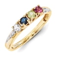 thumbnail image 2 of 14KY Family Jewelry Diamond Semi-Set Ring in 14k Yellow Gold - Size 7, 2 of 3