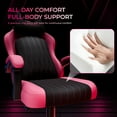thumbnail image 4 of Seenda Gaming Chair, Fabric Comfy Video Gaming Chair, High Back Computer Chair, Adjustable Swivel Office Desk Chair with Headrest and Lumbar Support, 4 of 11