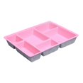 thumbnail image 2 of Organizador de cajones de fieltro, bandeja, organizadores de escritorio, caja de almacenamiento multiusos, contenedores de almacenamiento Rosa Gris, 2 of 9