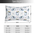 thumbnail image 2 of Pofeuu Cute Shark Print Polyester Microfiber Plush Pillowcases, Super Soft and Cozy Pillow Case Covers with Envelop Closure（Pillow core not included）-20"x30", 2 of 6