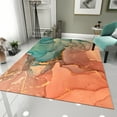 thumbnail image 3 of Dreammotif Marble Themed Modern Area Rug for Living Room - 3.3 x 5 ft Machine Washable, Thin, Non Slip Backing Carpet, 3 of 8