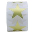 thumbnail image 3 of 1 Roll Five-star Stickers Thank You Stickers Gold, 3 of 5