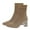 Khaki, variant on Women Fashion Short Boots Fall Winter Solid Color Casual Comfortable Knit Stretch Sock Booties High Heel for Party Wedding